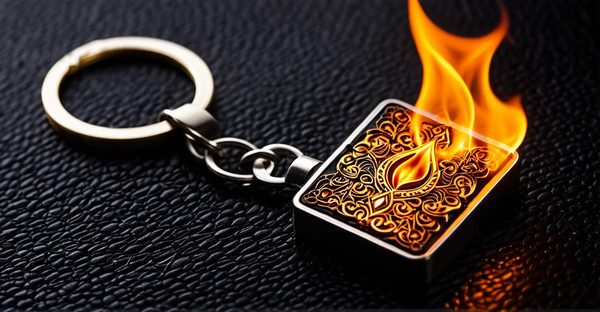 Découvrez la fabrication de porte-clés flamme personnalisés